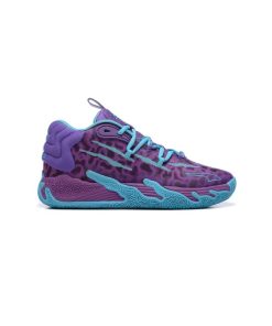 کتونی بسکتبال پوما ام بی 3 بنفش آبی Puma MB.03 Purple Blue
