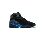 کتونی نایک ایرجردن 8 مشکی آبی Nike Air Jordan 8 Retro Aqua