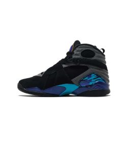 کتونی نایک ایرجردن 8 مشکی آبی Nike Air Jordan 8 Retro Aqua