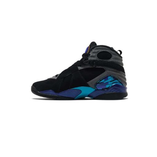 کتونی نایک ایرجردن 8 مشکی آبی Nike Air Jordan 8 Retro Aqua