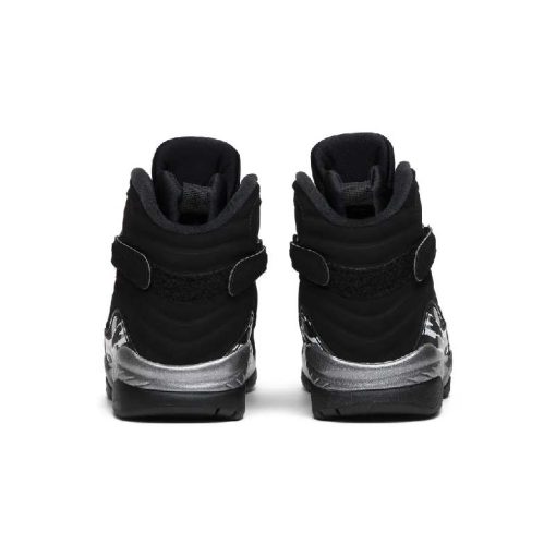 کتونی نایک ایرجردن 8 مشکی خاکستری کروم Nike Air Jordan 8 Retro Chrome