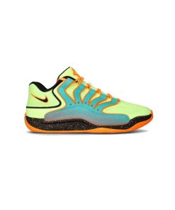 کتونی نایک کی دی 18 سبز آبی نارنجی Nike KD 18 Phosphor Blue Orange
