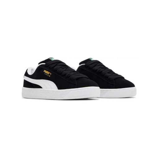کفش کژوال پوما سوئد ایکس لارج مشکی سفید Puma Suede XL Black White Big Kid