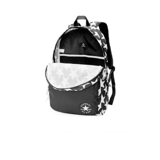 کوله پشتی کانورس آل استار مشکی سفید ستاره دار All Star Backpack Black White Star Patterned