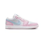 نایک ایرجردن 1 ساق کوتاه صورتی پنجه گربه Nike Air Jordan 1 Low Pink Cat