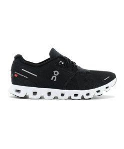 کتونی آن رانینگ کلود 6 تمام مشکی سفید On Running Cloud 6 All Black White