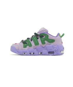 کتونی نایک ایر آپتمپو امبوش صورتی بنفش سبز Nike Air More Uptempo Ambush Lilac