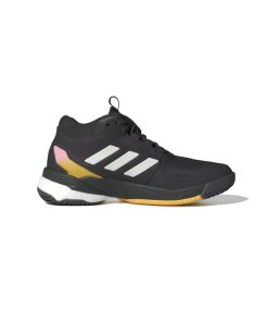 کفش والیبال آدیداس کریزی فلایت مشکی زرد Adidas CrazyFlight 5 Mid Black Yellow