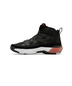 کفش نایک ایرجردن 37 مشکی سفید قرمز Nike Air Jordan 37 PF Black Hot Punch