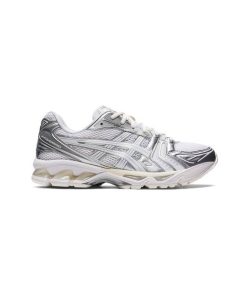 اسیکس ژل کایانو 14 نقره ای سفید ASICS Gel Kayano 14 Silver White