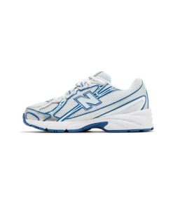 کتونی نیوبالانس 740 سفید آبی یخی New Balance 740 v2 Ice Blue