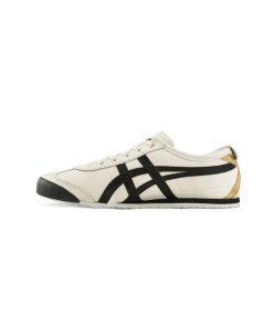 کفش کژوال اسیکس تایگر مکزیکو کرم مشکی Asics Onitsuka Tiger Mexico 66 Cream Black