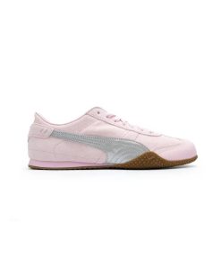 کتونى پوما بلا یوتى صورتی نقره ای Puma Bella UT Suede Whisp Pink Silver Gum
