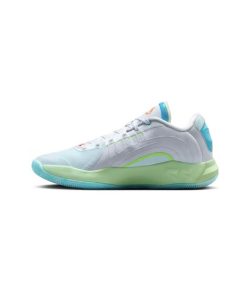 کتونی بسکتبالی نایک جردن لوکا 4 طوسی آبی Nike Air Jordan Luka 4 Laser Blue